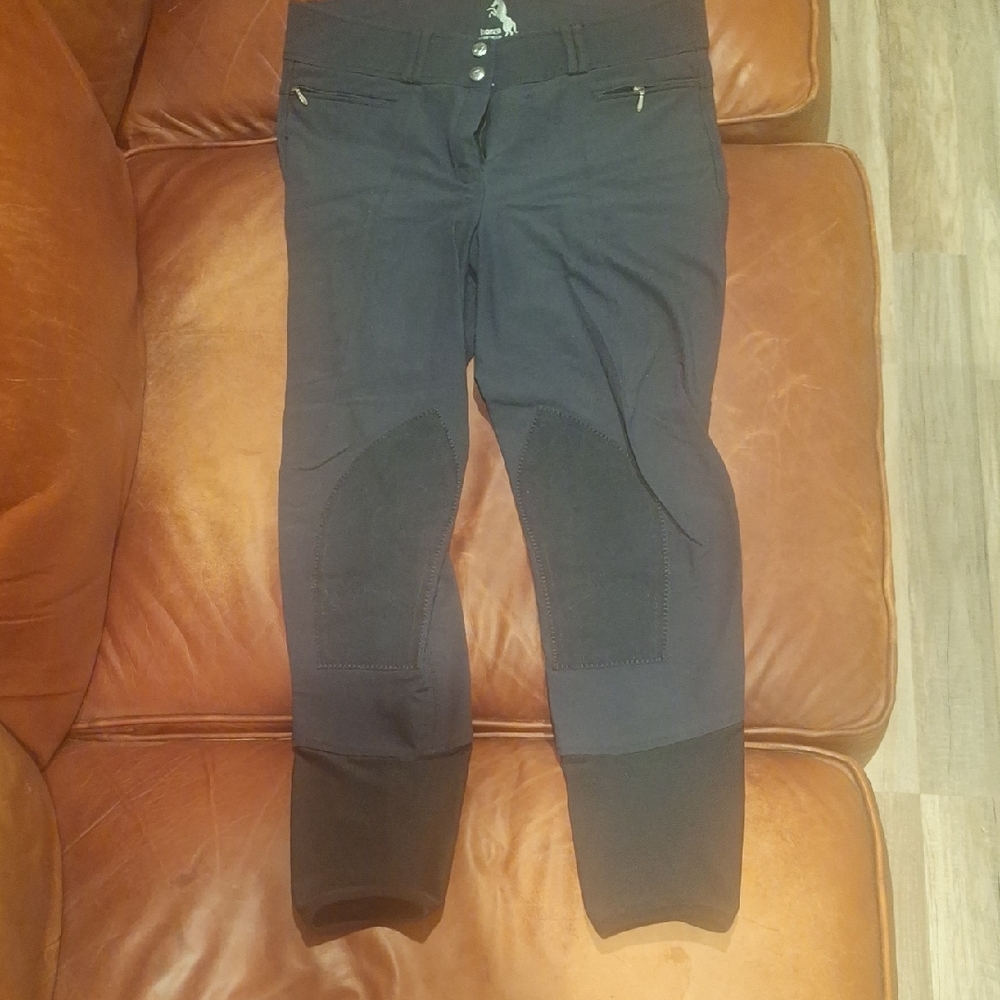 Black High Waisted Breehes 30